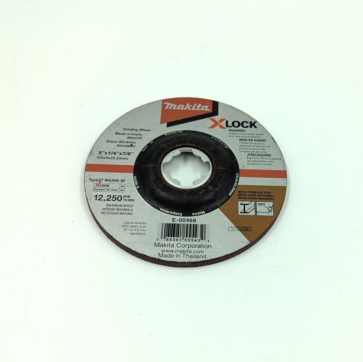 Makita Xlock E-00468 5 Inch Metal Cutting Blade