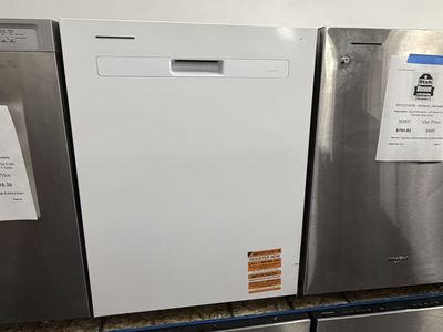 NEW WHIRLPOOL WHITE TOP CONTROL DISHWASHER