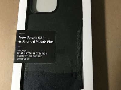 Incipio New iPhone 5.5” & iPhone 6 Plus/6s Plus Dual-Layer Protection, Black