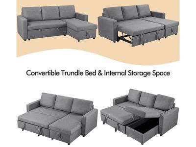 Sofa with pull-out bed (Left or Right)