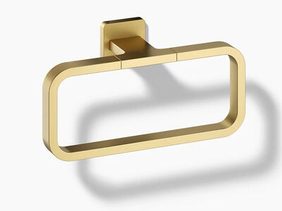 KOHLER Mavera Wall Mounted Towel Ring in Vibrant Brushed Moderne Brass