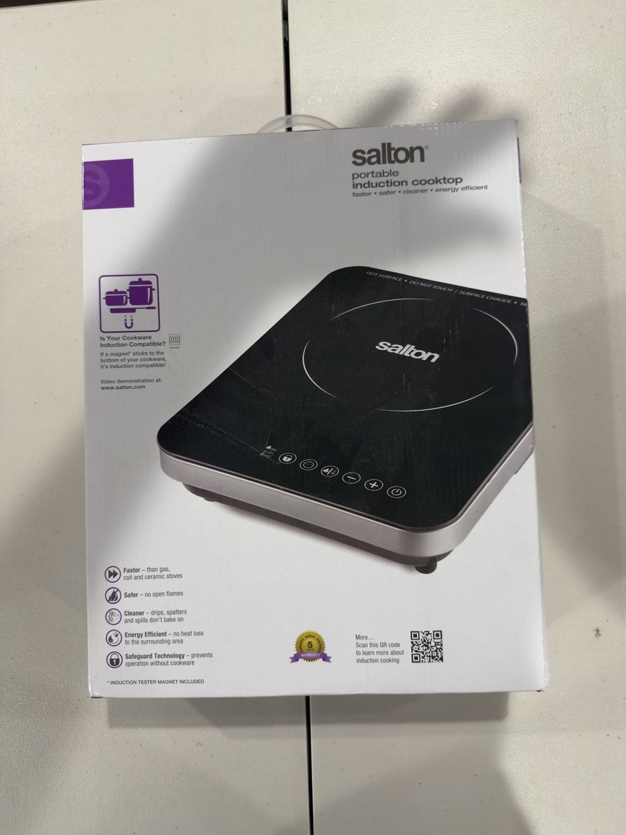 Salton portable induction cooktop