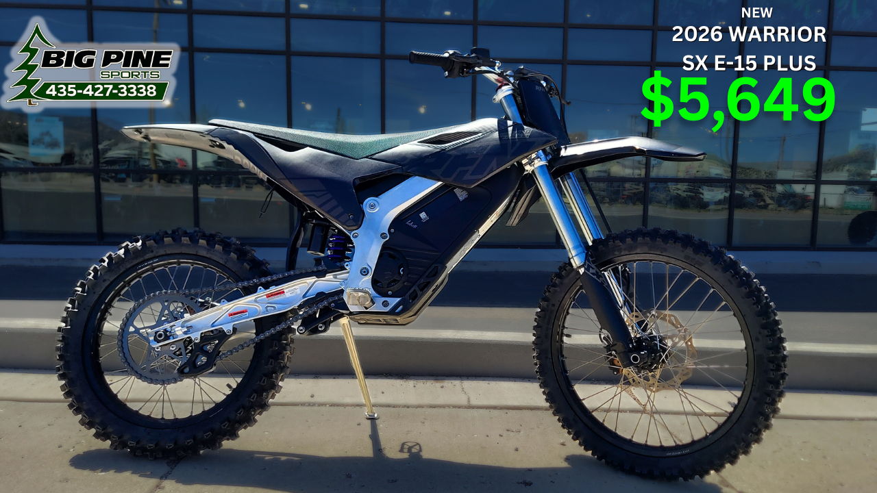 2026 Warrior SX E-15 Plus – Electric Power. Zero Compromise