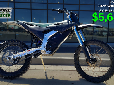 2026 Warrior SX E-15 Plus – Electric Power. Zero Compromise