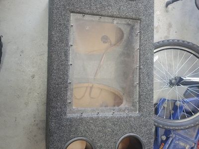 Fourth Order Bandpass Subwoofer Enclosure Dual 12"