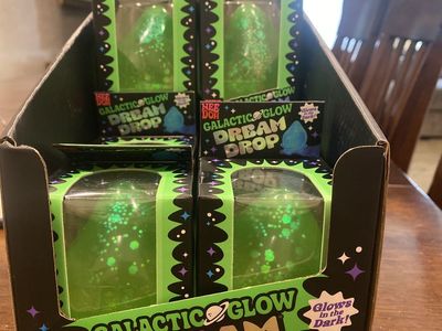 Needoh Dreamdrop limited edition galactic glow dream drop. Glows in the dark cosmic bloom.