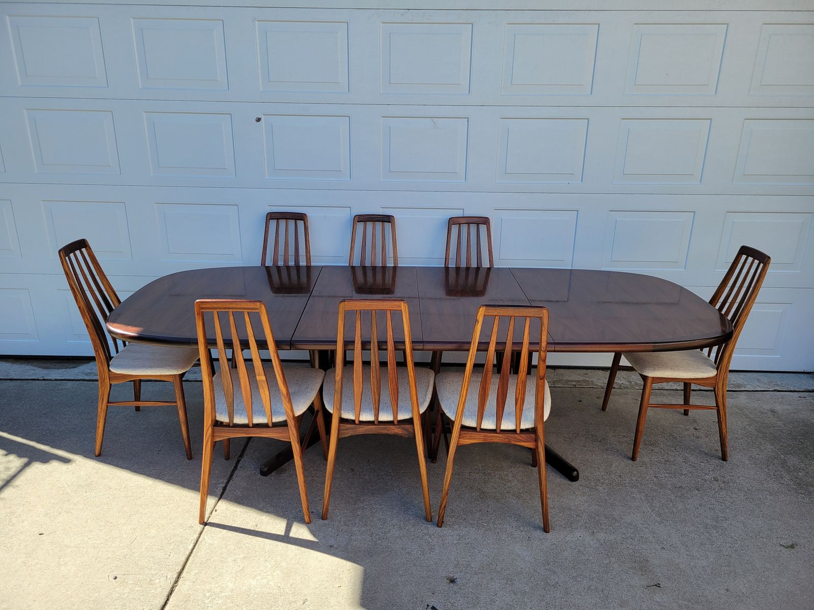 Vintage Mid Century Danish Rosewood Dining Set