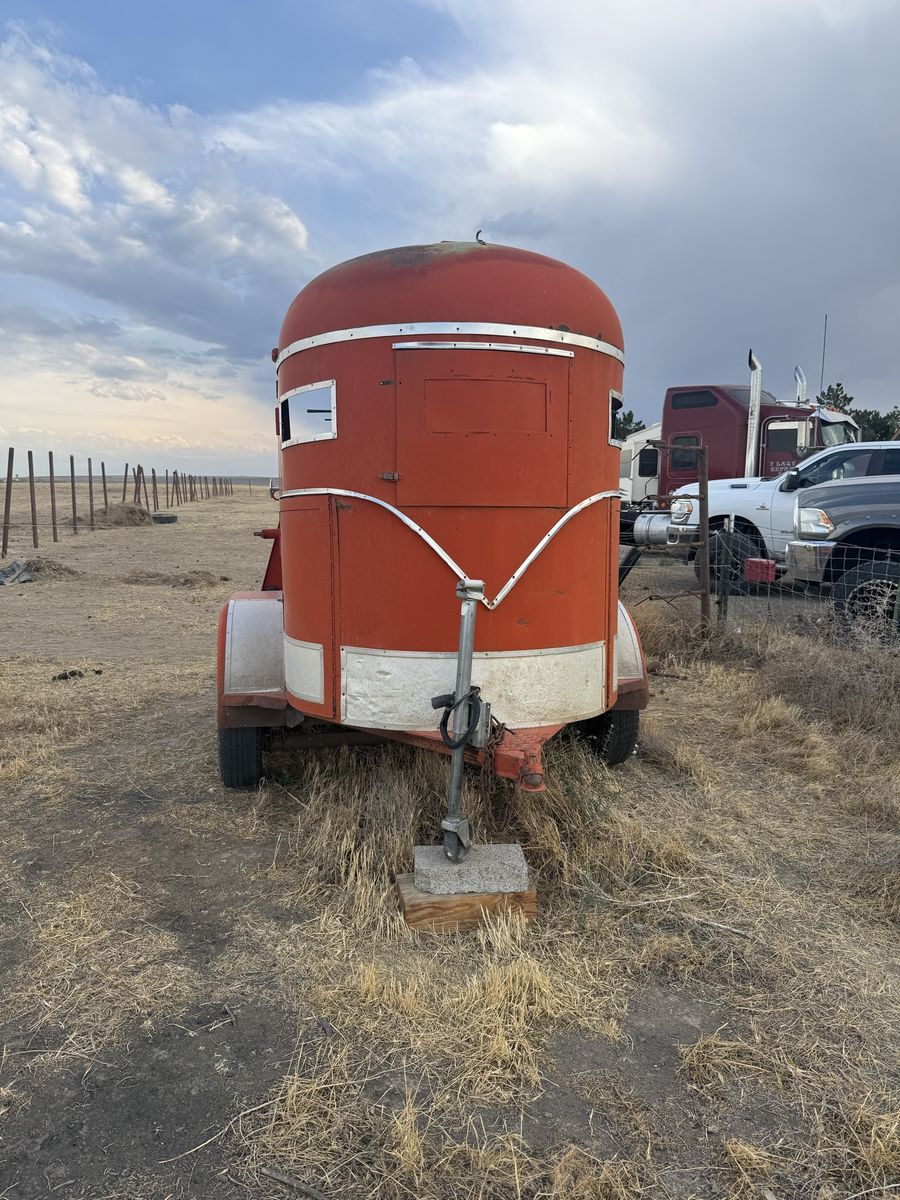 2 horse trailer