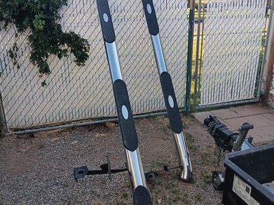 Dodge Chrome Side steps 108"
