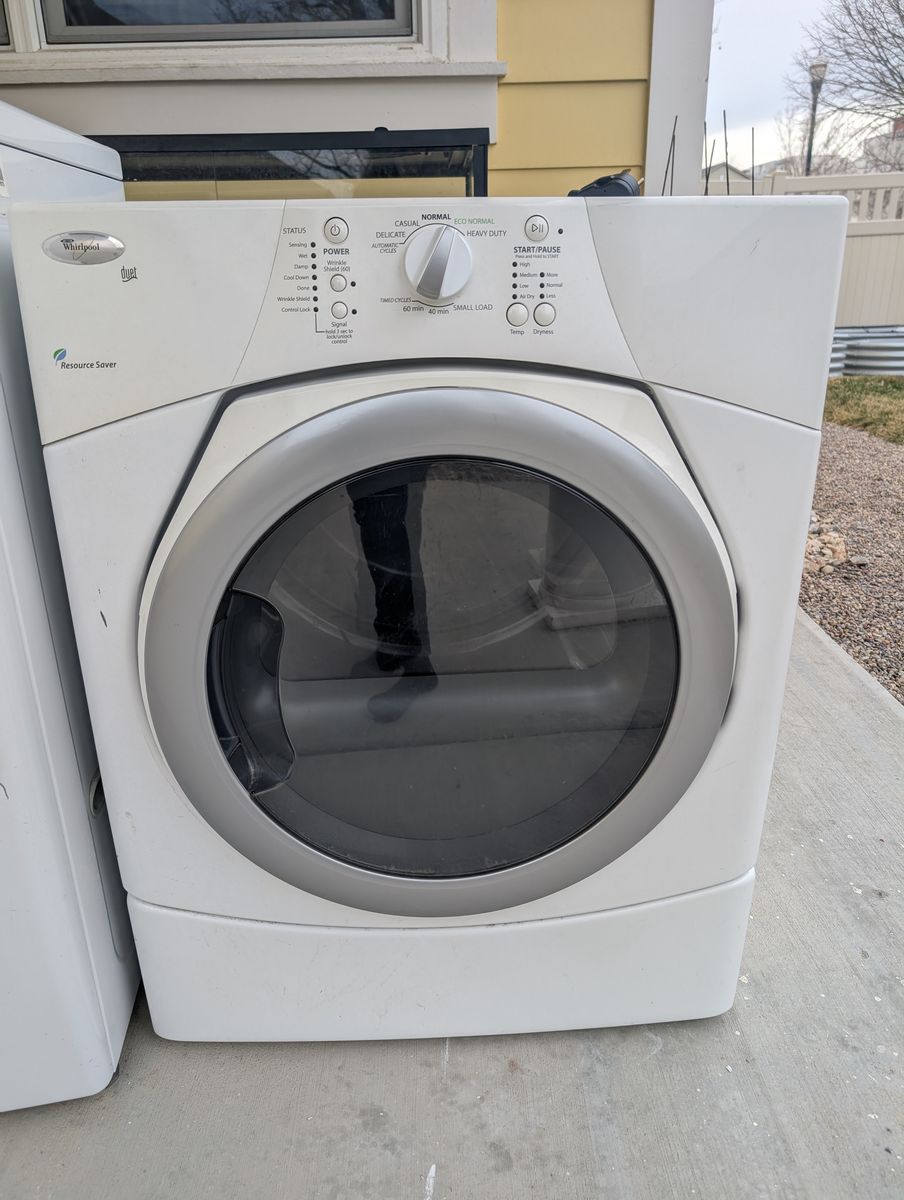 Whirlpool electric dryer