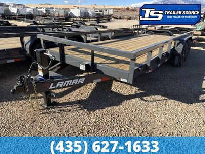 7x20 Lamar U6 Equipment Trailer - 14K GVWR