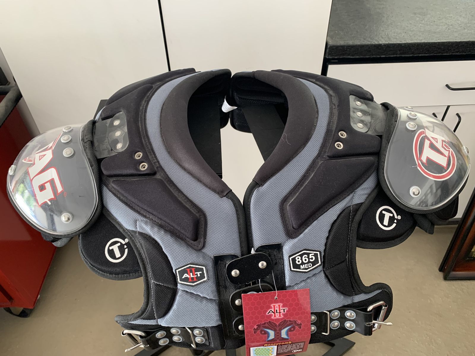 TAG ALT II Adult Football Shoulder Pads (New)