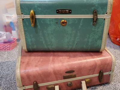 Vintage Antique Suitcases Samsonite