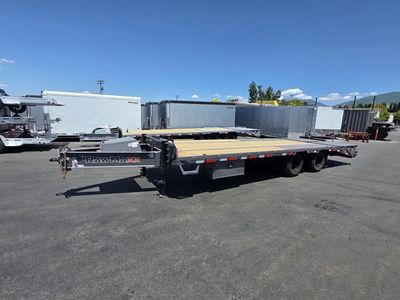 2026 RawMaxx 25' FDXD Pintle 24K Deckover Flatbed