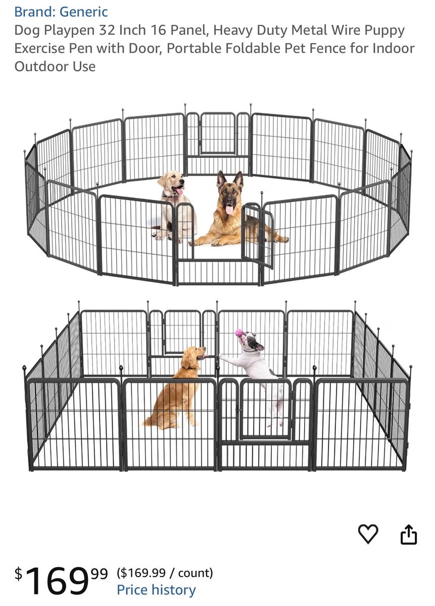 Dog Playpen with Door