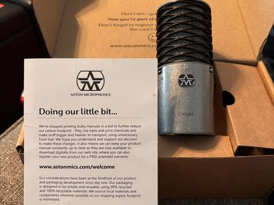 Aston Microphones Origin Cardiod Mic New In Box