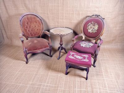Vintage Vander Ley Brothers Victorian Parlor Set – Grand Rapids Furniture