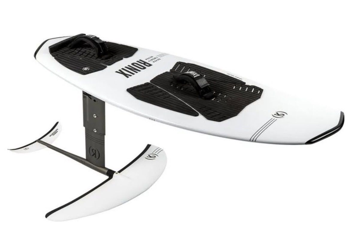FOR RENT - RONIX WAKE FOIL BOARD - INCLUDES ADJUSTABLE 14-20 INCH MAST & 28 INCH MAST