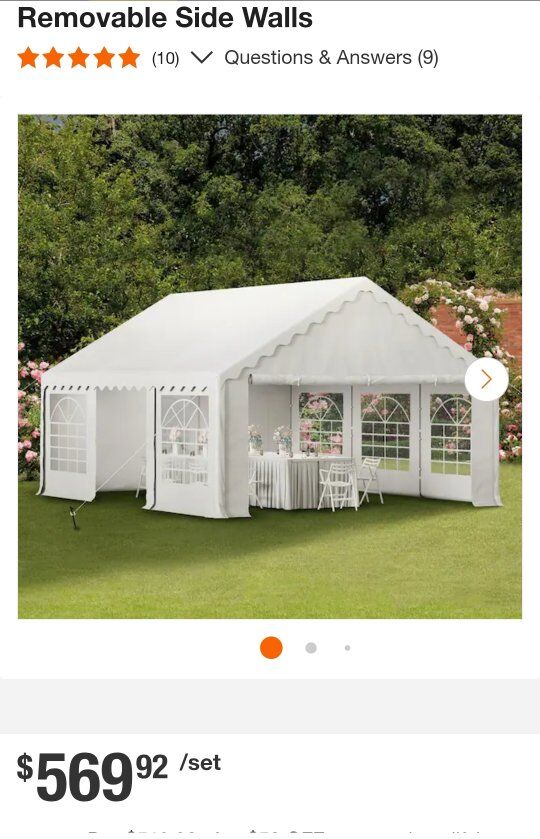 NEW Outdoor Canopy walls