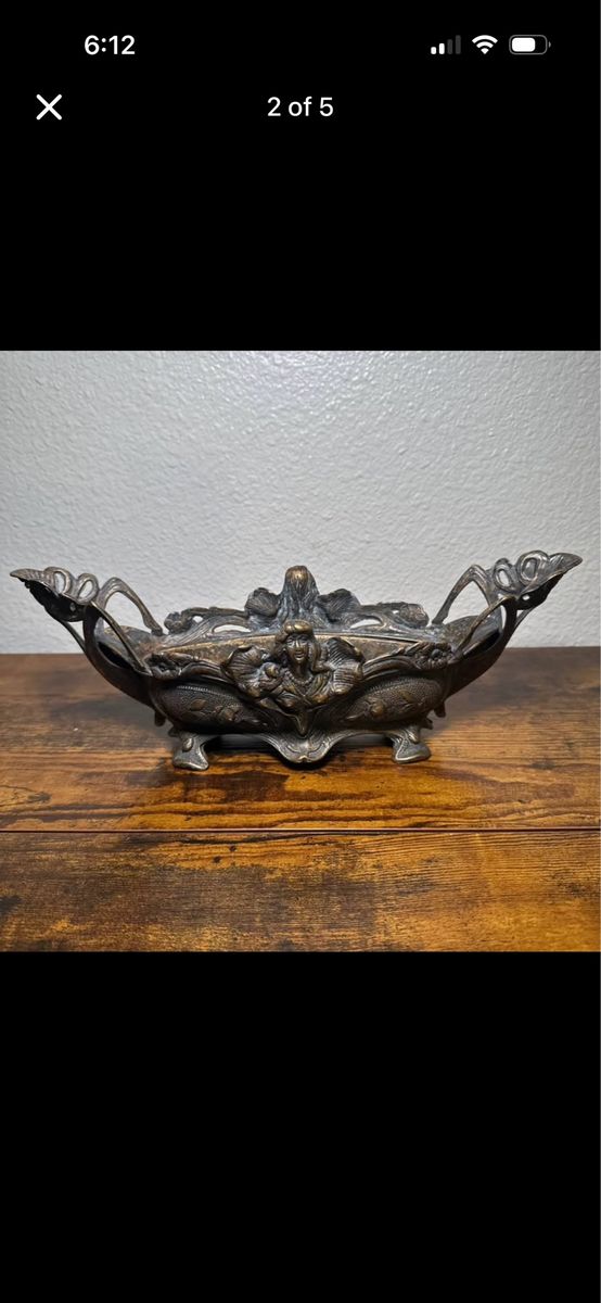 19th century Bronze Jardiniere Planter Rare Collectible