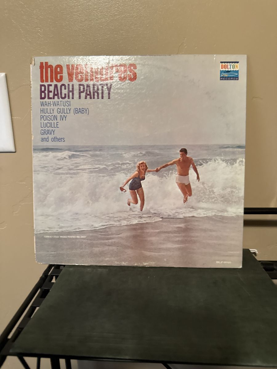 The Ventures Beach Party Vinyl LP Album Dolton Records BLP-2016 Vintage