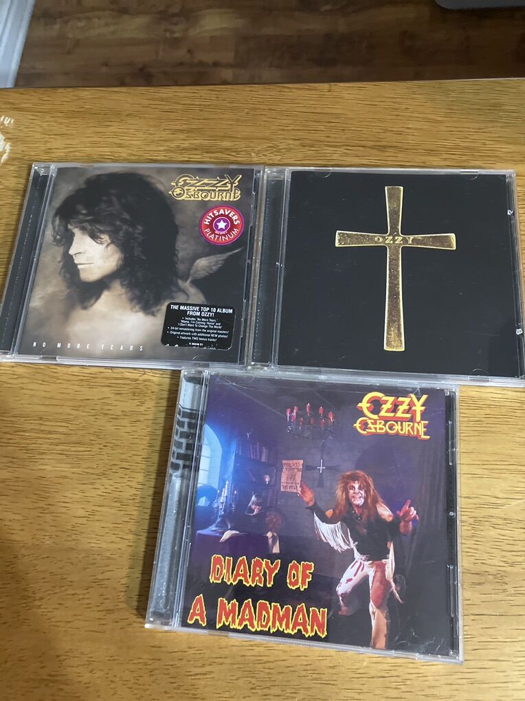 Set Of 3 Ozzy Osbourne CDs