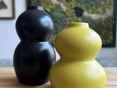 Ceramic Bud Vases Set Of 2