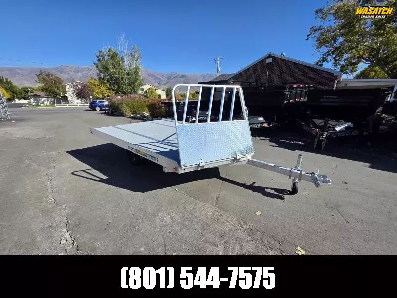 2026 Aluma 8612D (7X12) Aluminum Snowmobile Utilit