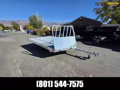 2026 Aluma 8612D (7X12) Aluminum Snowmobile Utilit