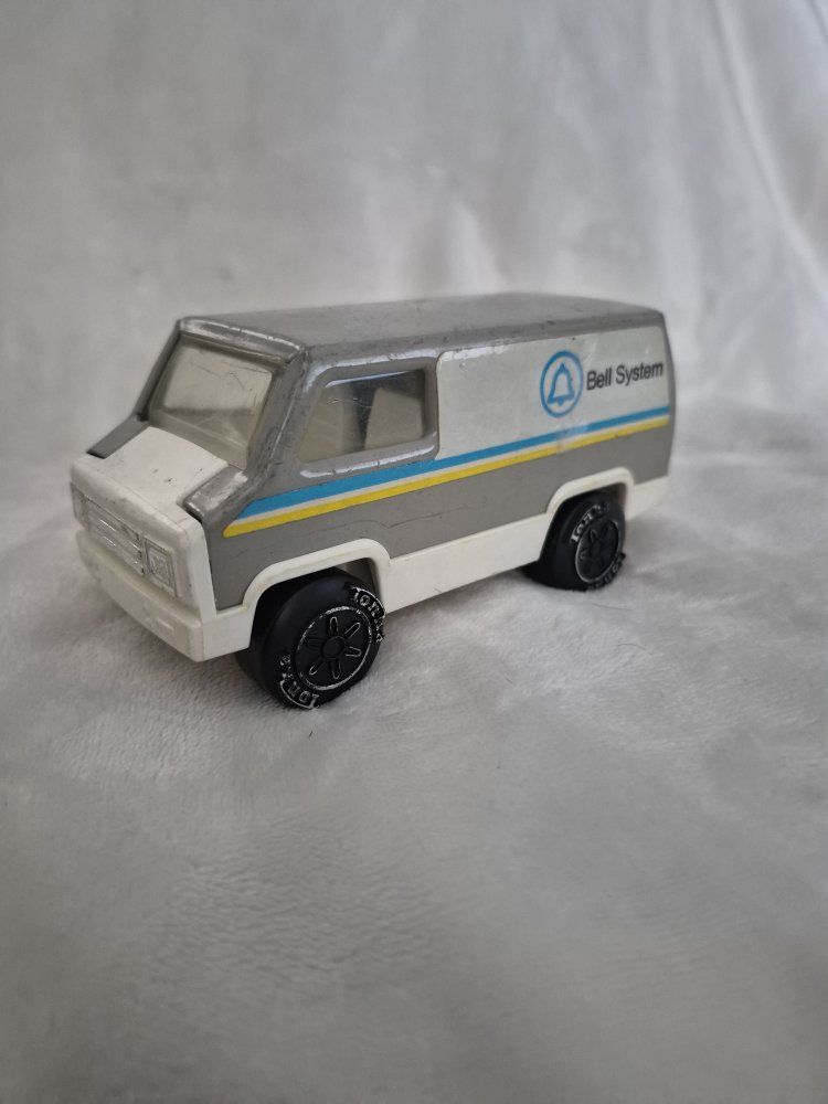 Vintage Tonka Bell System Van Diecast Toy Car Collectible