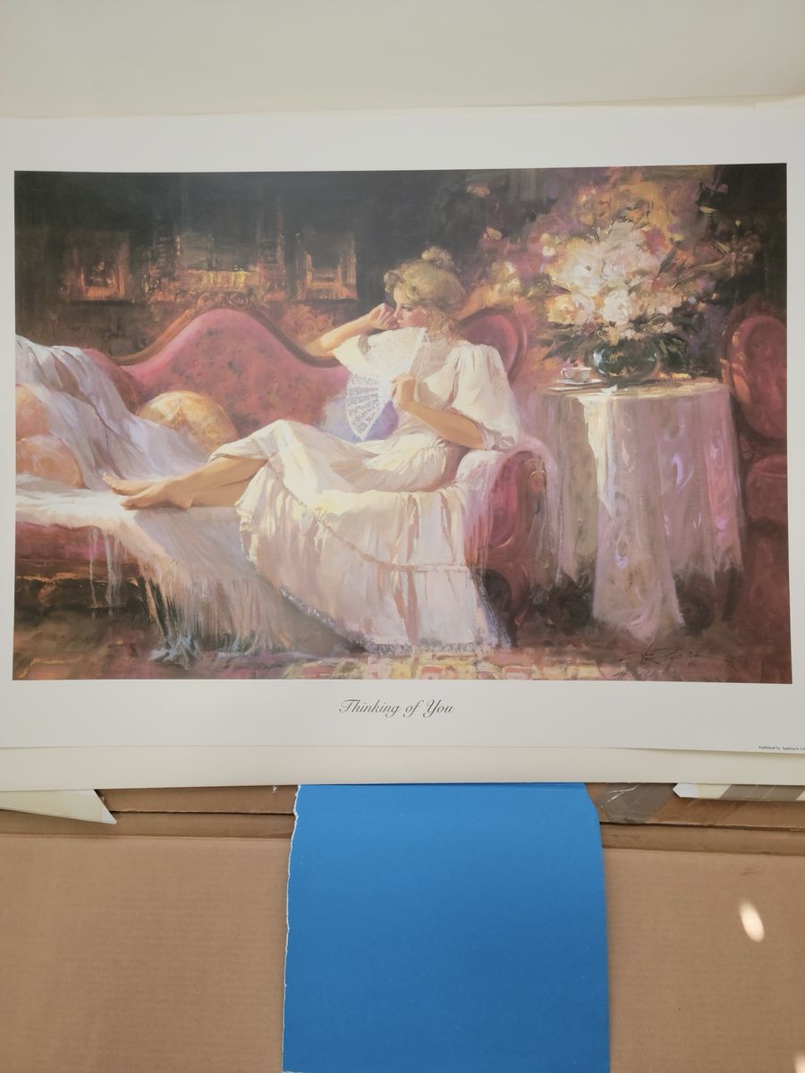 Howard Rogers "Thinking of You" Unframed Art Print 23x33