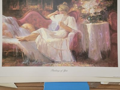 Howard Rogers "Thinking of You" Unframed Art Print 23x33