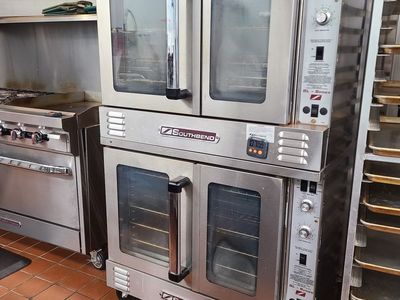 Southbend SL-Series Commercial Convection Oven Double Stack Stainless Steel - Used