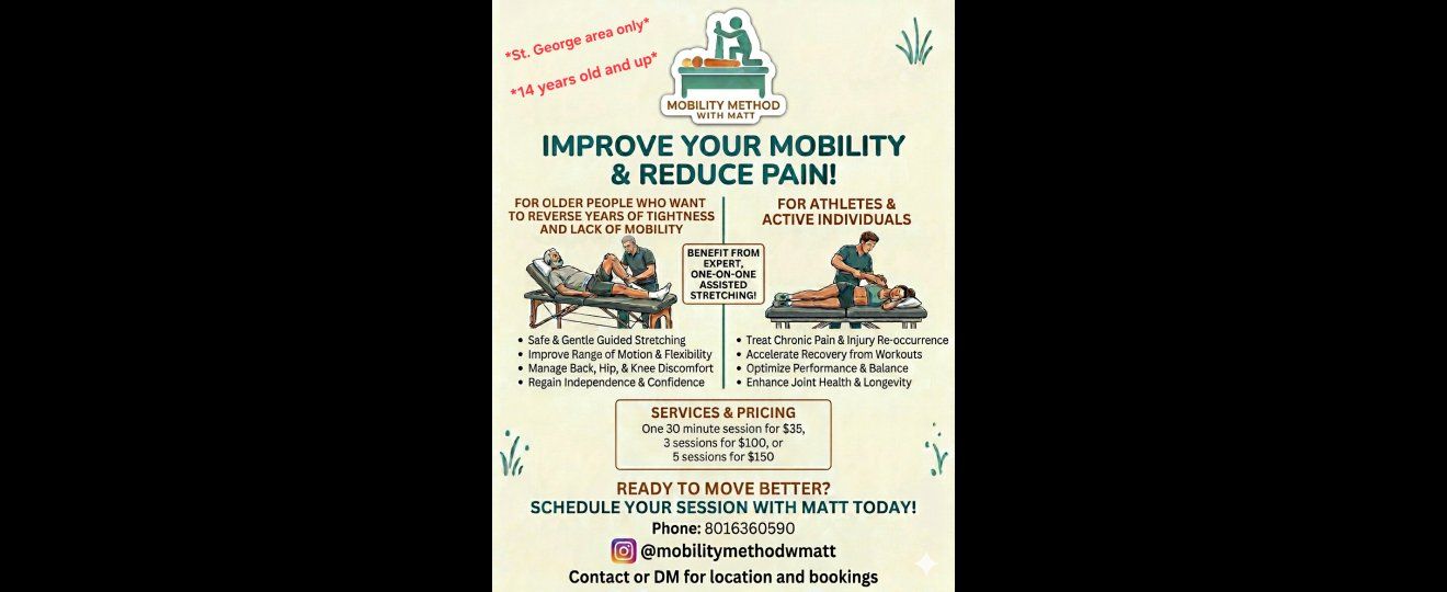 Assisted Stretching & Pain Reduction - St. George Area