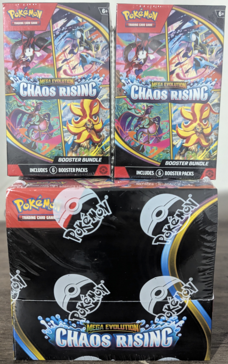 Pokemon Chaos Rising booster box + 2 bundles