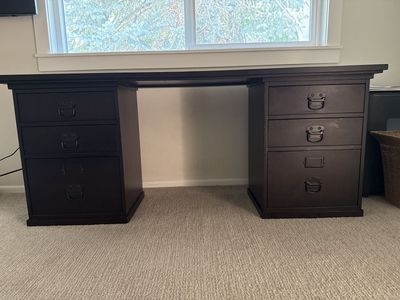 Pottery Barn Bedford Executive Desk – Solid Wood – $500 OBO