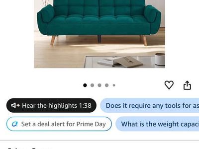 Convertible futon Sofa Bed