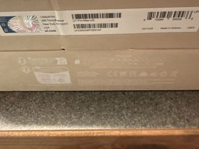 Ubiquiti UniFi U7 Pro Max WiFi 7 AP – NEW Open Box, Never Used