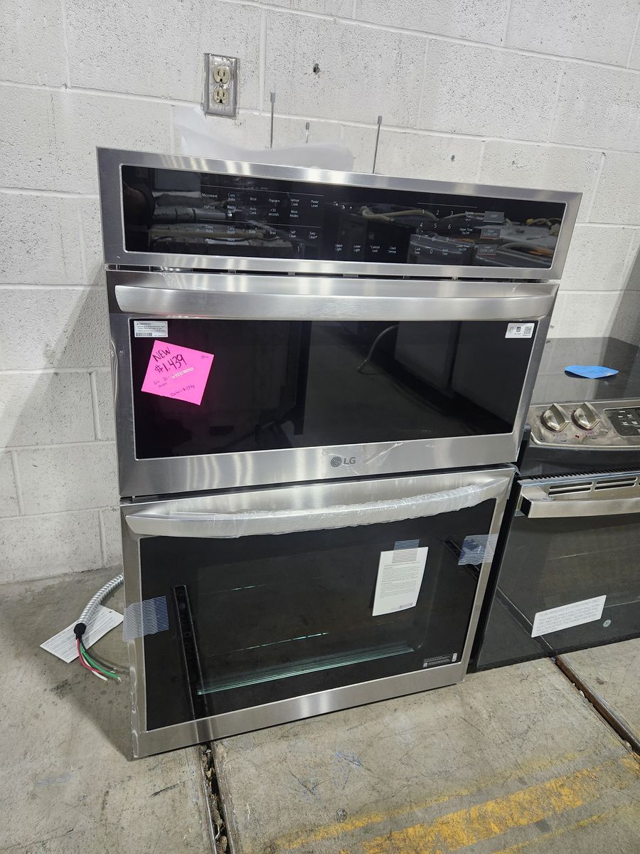 Brand New! LG Stainless Steel Microwave Wall Oven Combination Unit