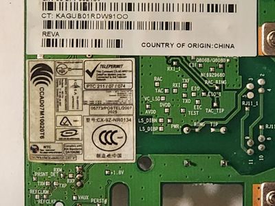 HP 466699-001 Conexant CX-9Z-NR0134 56Kbps PCIe x1 Data/Fax Modem Card