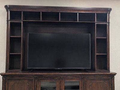 solid wood entertainment center
