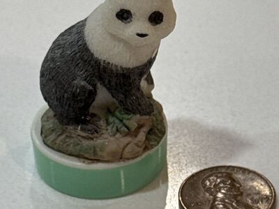 Vintage Panda Bear Figurine - $2