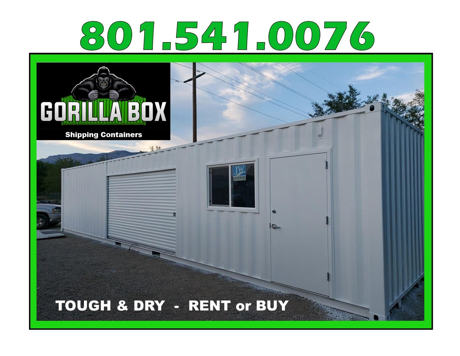 20' and 40' High Cube Shipping Containers. Great Office, Shed, Used and New One Trip Conex, Connex, Storage, Best Price!