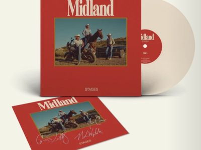Midland-SIGNED Stages-Opaque Bone Vinyl LP-Autographed Insert-Limited Edition-Country Vinyl-SEALED-S/O