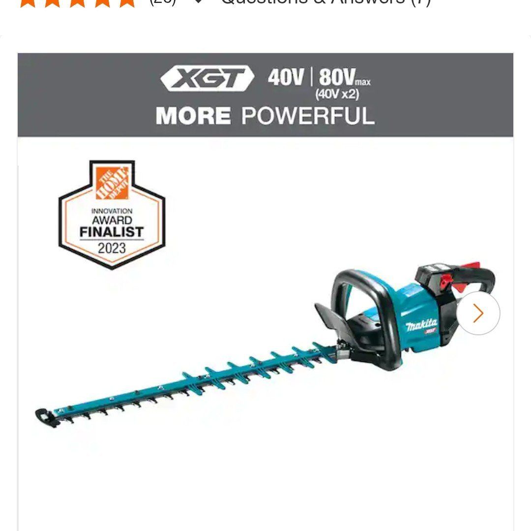 makita hedge trimmer 24 inches. 40v