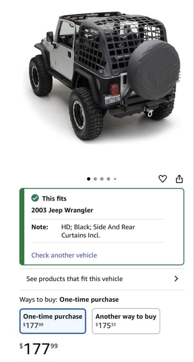 Jeep TJ Smittybuilt Trail Net