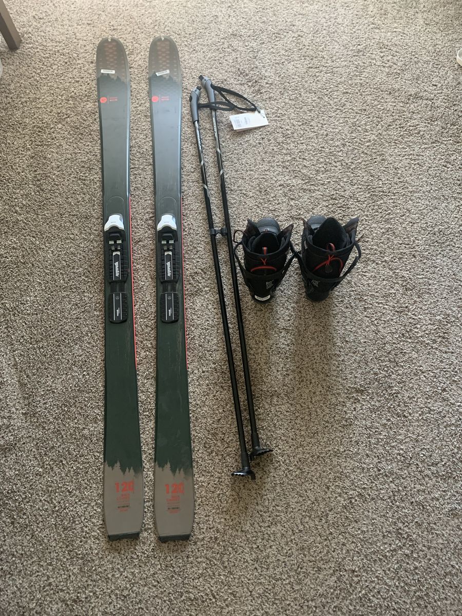 Rossignol BC120 168cm Backcountry Nordic Ski Package – New Condition