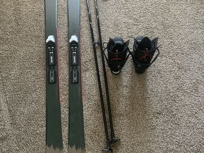 Rossignol BC120 168cm Backcountry Nordic Ski Package – New Condition