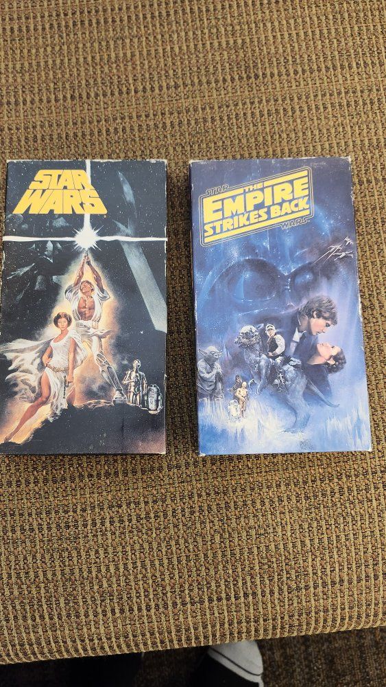 *ORIGNAL CUT* Star Wars and The Empire Strikes Back - CBS/FOX Video VHS