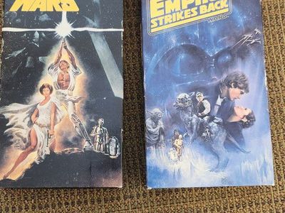 *ORIGNAL CUT* Star Wars and The Empire Strikes Back - CBS/FOX Video VHS